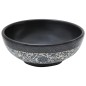 vidaXL Lavabo da Appoggio Nero e Blu Rotondo Φ41x14 cm Ceramica vidaXL Lavabo da Appoggio Nero e Blu Rotondo Φ41x14 cm Ceramica
