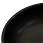 vidaXL Lavabo da Appoggio Nero e Blu Rotondo Φ41x14 cm Ceramica vidaXL Lavabo da Appoggio Nero e Blu Rotondo Φ41x14 cm Ceramica