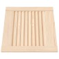 vidaXL Ante a Lamelle 2 pz in Legno Massello di Pino 39,5x39,4 cm vidaXL Ante a Lamelle 2 pz in Legno Massello di Pino 39,5x39,4 cm