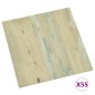 vidaXL Listoni Pavimenti Autoadesivi 55 pz PVC 5,11 m² Marrone Chiaro