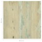 vidaXL Listoni Pavimenti Autoadesivi 55 pz PVC 5,11 m² Marrone Chiaro