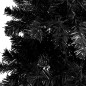 vidaXL Albero di Natale Sottile Nero 120 cm vidaXL Albero di Natale Sottile Nero 120 cm
