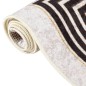 vidaXL Tappeto Lavabile 160x230 cm Beige Chiaro Antiscivolo vidaXL Tappeto Lavabile 160x230 cm Beige Chiaro Antiscivolo