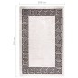 vidaXL Tappeto Lavabile 160x230 cm Beige Chiaro Antiscivolo vidaXL Tappeto Lavabile 160x230 cm Beige Chiaro Antiscivolo