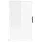 vidaXL Mobili Porta TV a Parete 2 pz Bianco Lucido 40x34,5x60 cm vidaXL Mobili Porta TV a Parete 2 pz Bianco Lucido 40x34,5x60 cm