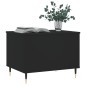 vidaXL Tavolino da Salotto Nero 60x44,5x45 cm in Legno Multistrato
