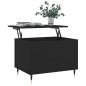 vidaXL Tavolino da Salotto Nero 60x44,5x45 cm in Legno Multistrato
