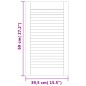 vidaXL Anta a Lamelle in Legno Massello di Pino 69x39,4 cm vidaXL Anta a Lamelle in Legno Massello di Pino 69x39,4 cm
