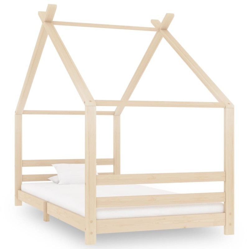 Giroletto per Bambini in Legno Massello di Pino 90x200 cm Giroletto per Bambini in Legno Massello di Pino 90x200 cm