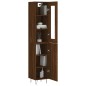 vidaXL Credenza Rovere Marrone 34,5x34x180 cm in Legno Multistrato vidaXL Credenza Rovere Marrone 34,5x34x180 cm in Legno Multistrato