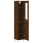 vidaXL Credenza Rovere Marrone 34,5x34x180 cm in Legno Multistrato vidaXL Credenza Rovere Marrone 34,5x34x180 cm in Legno Multistrato