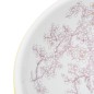 vidaXL Lavabo da Appoggio Bianco e Giallo Rotondo Φ41x14 cm Ceramica