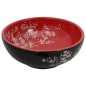 vidaXL Lavabo da Appoggio Nero e Rosso Rotondo Φ41x14 cm Ceramica vidaXL Lavabo da Appoggio Nero e Rosso Rotondo Φ41x14 cm Ceramica