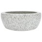 vidaXL Lavabo da Appoggio Grigio Rotondo Φ41x14 cm Ceramica vidaXL Lavabo da Appoggio Grigio Rotondo Φ41x14 cm Ceramica