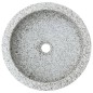 vidaXL Lavabo da Appoggio Grigio Rotondo Φ41x14 cm Ceramica vidaXL Lavabo da Appoggio Grigio Rotondo Φ41x14 cm Ceramica