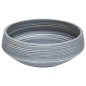 vidaXL Lavabo da Appoggio Grigio Rotondo Φ41x14 cm Ceramica