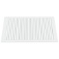 vidaXL Ante a Lamelle 2 pz Legno Massello di Pino Bianche 99,3x59,4 cm vidaXL Ante a Lamelle 2 pz Legno Massello di Pino Bianche 99,3x59,4 cm