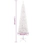 vidaXL Albero di Natale Sottile Bianco 120 cm vidaXL Albero di Natale Sottile Bianco 120 cm