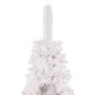 vidaXL Albero di Natale Sottile Bianco 240 cm vidaXL Albero di Natale Sottile Bianco 240 cm