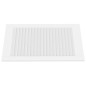 vidaXL Anta a Lamelle in Legno Massello di Pino Bianca 69x39,4 cm vidaXL Anta a Lamelle in Legno Massello di Pino Bianca 69x39,4 cm