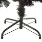 vidaXL Albero di Natale Sottile Nero 150 cm