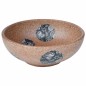 vidaXL Lavabo da Appoggio Marrone e Blu Rotondo Φ41x14 cm Ceramica vidaXL Lavabo da Appoggio Marrone e Blu Rotondo Φ41x14 cm Ceramica