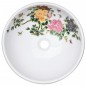 vidaXL Lavabo da Appoggio Multicolore Rotondo Φ41x14 cm Ceramica