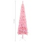 vidaXL Albero di Natale Sottile Rosa 180 cm