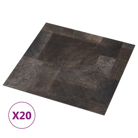 vidaXL Listoni per Pavimenti Autoadesivi 20 pz in PVC 1,86 m² Legno