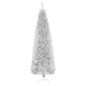 vidaXL Albero Natale Artificiale Sottile a Metà Supporto Argento 120cm vidaXL Albero Natale Artificiale Sottile a Metà Supporto Argento 120cm