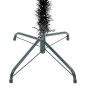 vidaXL Albero di Natale Sottile Nero 240 cm