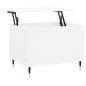 vidaXL Tavolino da Salotto Bianco 60x44,5x45 cm in Legno Multistrato