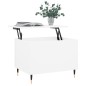 vidaXL Tavolino da Salotto Bianco 60x44,5x45 cm in Legno Multistrato