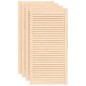 vidaXL Ante a Lamelle 4 pz in Legno Massello di Pino 99,3x49,4 cm vidaXL Ante a Lamelle 4 pz in Legno Massello di Pino 99,3x49,4 cm