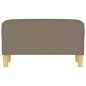 vidaXL Panca tortora 70x35x41 cm in Tessuto
