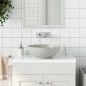 vidaXL Lavabo da Appoggio Grigio Rotondo Φ41x14 cm Ceramica vidaXL Lavabo da Appoggio Grigio Rotondo Φ41x14 cm Ceramica