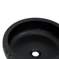 vidaXL Lavabo da Appoggio Nero e Blu Rotondo Φ41x14 cm Ceramica vidaXL Lavabo da Appoggio Nero e Blu Rotondo Φ41x14 cm Ceramica