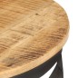 vidaXL Tavolino da Salotto Ø68x43cm in Legno di Mango Grezzo vidaXL Tavolino da Salotto Ø68x43cm in Legno di Mango Grezzo