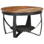 vidaXL Tavolino da Salotto Ø68x43 cm in Legno Massello di Recupero vidaXL Tavolino da Salotto Ø68x43 cm in Legno Massello di Recupero
