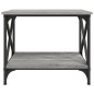 Tavolino Grigio Sonoma 55x38x45 cm in Legno Multistrato Tavolino Grigio Sonoma 55x38x45 cm in Legno Multistrato
