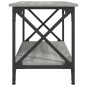 Tavolino Grigio Sonoma 55x38x45 cm in Legno Multistrato Tavolino Grigio Sonoma 55x38x45 cm in Legno Multistrato