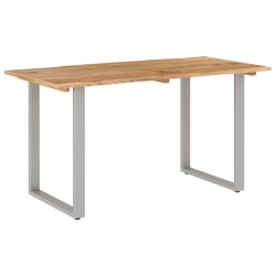 vidaXL Tavolo da Pranzo 140x70x76 cm in Legno Massello di Acacia