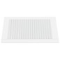 vidaXL Ante a Lamelle 2 pz in Legno Massello di Pino Bianche 69x39,4cm vidaXL Ante a Lamelle 2 pz in Legno Massello di Pino Bianche 69x39,4cm
