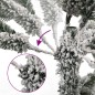 vidaXL Albero Natale Artificiale Incernierato con Neve Fioccata 150 cm