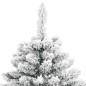 vidaXL Albero Natale Artificiale Incernierato con Neve Fioccata 150 cm