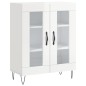 vidaXL Credenza Bianco Lucido 69,5x34x180 cm in Legno Multistrato vidaXL Credenza Bianco Lucido 69,5x34x180 cm in Legno Multistrato