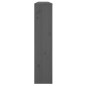 Copertura Termosifone Grigia 169x19x84 cm Legno Massello Pino Copertura Termosifone Grigia 169x19x84 cm Legno Massello Pino