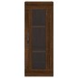 vidaXL Credenza Rovere Marrone 34,5x34x180 cm in Legno Multistrato vidaXL Credenza Rovere Marrone 34,5x34x180 cm in Legno Multistrato