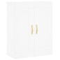 vidaXL Credenza Bianca 69,5x34x180 cm in Legno Multistrato vidaXL Credenza Bianca 69,5x34x180 cm in Legno Multistrato