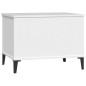 Tavolino da Salotto Bianco 60x44,5x45 cm in Legno Multistrato Tavolino da Salotto Bianco 60x44,5x45 cm in Legno Multistrato